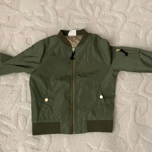 Crazy 8 Girls Army Jacket Camo Green Size M 7-8